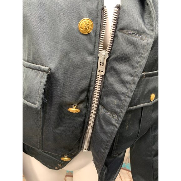 Golden Fleece Uniform Outerware Bomber Style with Faux Fur Collar Size 38 ** - Picture 13 of 16